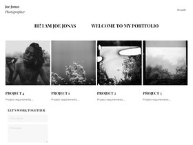 portfolio-1 flotiq-gatsby screenshot