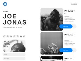 Portfolio-2 Flotiq-Gatsby screenshot