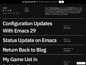 AlaGeek hugo screenshot