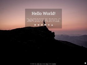 Just-me hugo screenshot