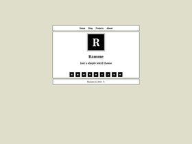 Ramme jekyll screenshot