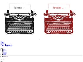 Typing jekyll screenshot