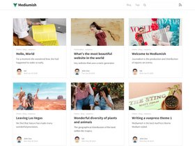 Mediumish vuepress screenshot