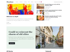 Mundana Jekyll screenshot